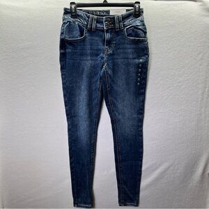 Maurices Mid Rise Cool Comfort Jeggings Jeans Womens XS Long NWT Blue Denim 2656